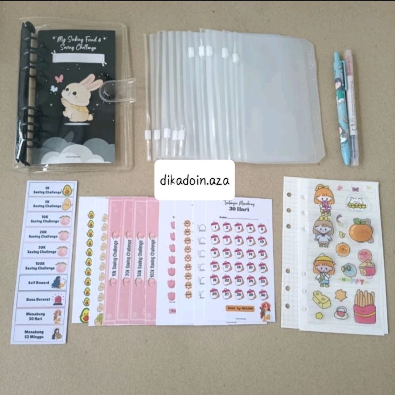 

paket binder menabung 10 ziplock