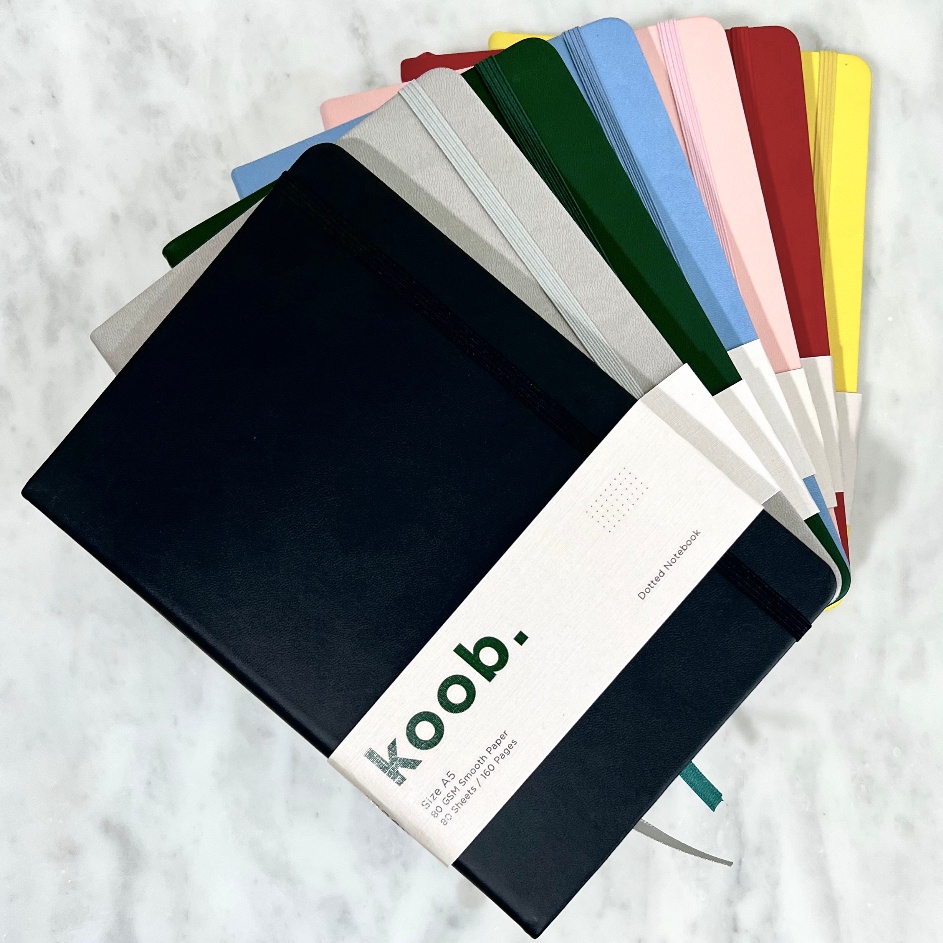 

KODE PRODUK 7JLN394 A531 Koob notebook A5 buku tulis titik dotted agenda jurnal diary