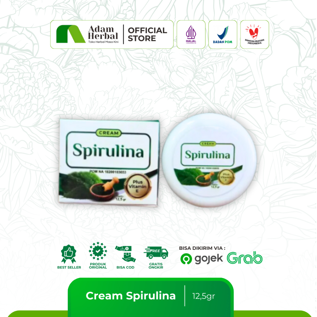 Cream Spirulina - Cream Wajah - Adam Herbal