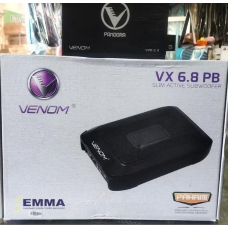 Paketan Processor VENOM 3.4 Bekas dan Subwoofer Kolong VENOM 6.8 Baru