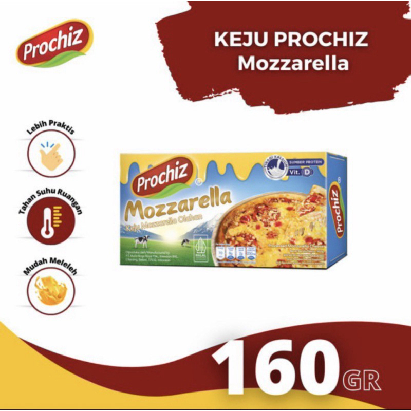 

Keju Prochiz Mozzarella 160gr