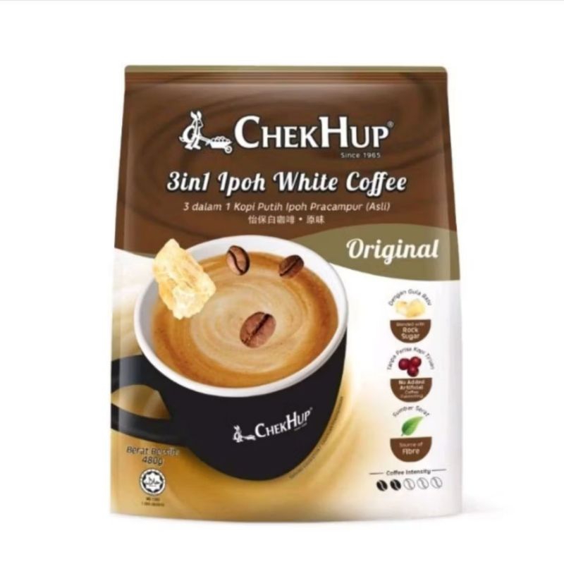 

PROMO Chek Hup white coffee all variant (1 pack = 12 sachets)