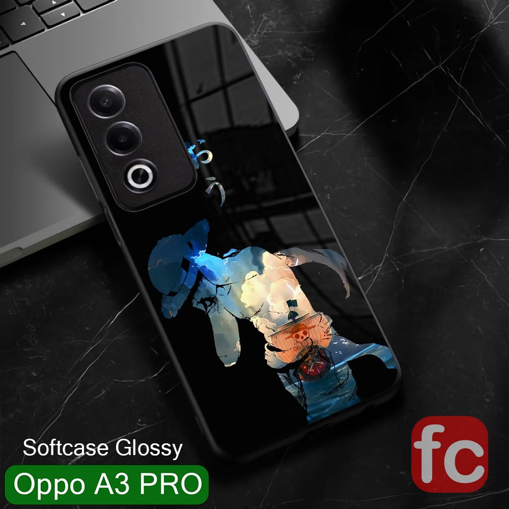 [AA15] Softcase Glossy Oppo A3 Pro Kesing A3Pro Case Kesing Silikon Kilau Kaca Oppo Anime One Piece