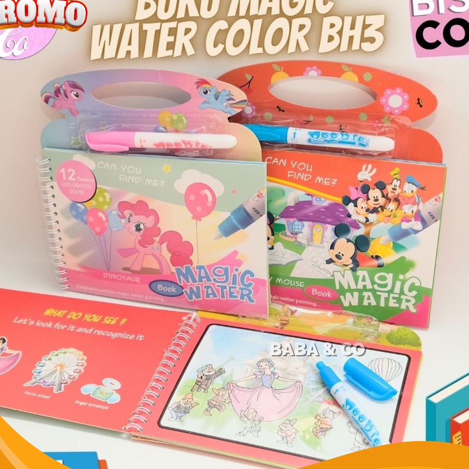 

PENAWARAN TERBAIK BUKU MAGIC WATER COLOR UNIK BUKU MEWARNAI MAGIC WATER COLOR BOOK BH3 WATER COLORING BOOK BH3 UNICORN MICKEY PRINCESS