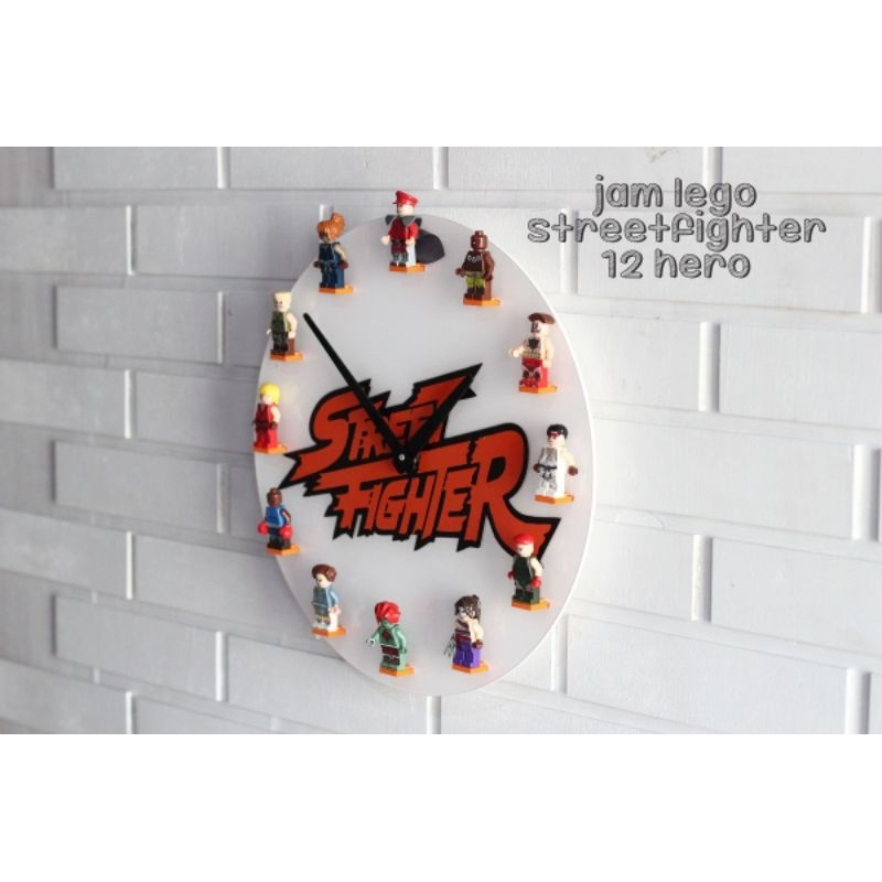 Jam Dinding Street Fighter Tanpa Lego