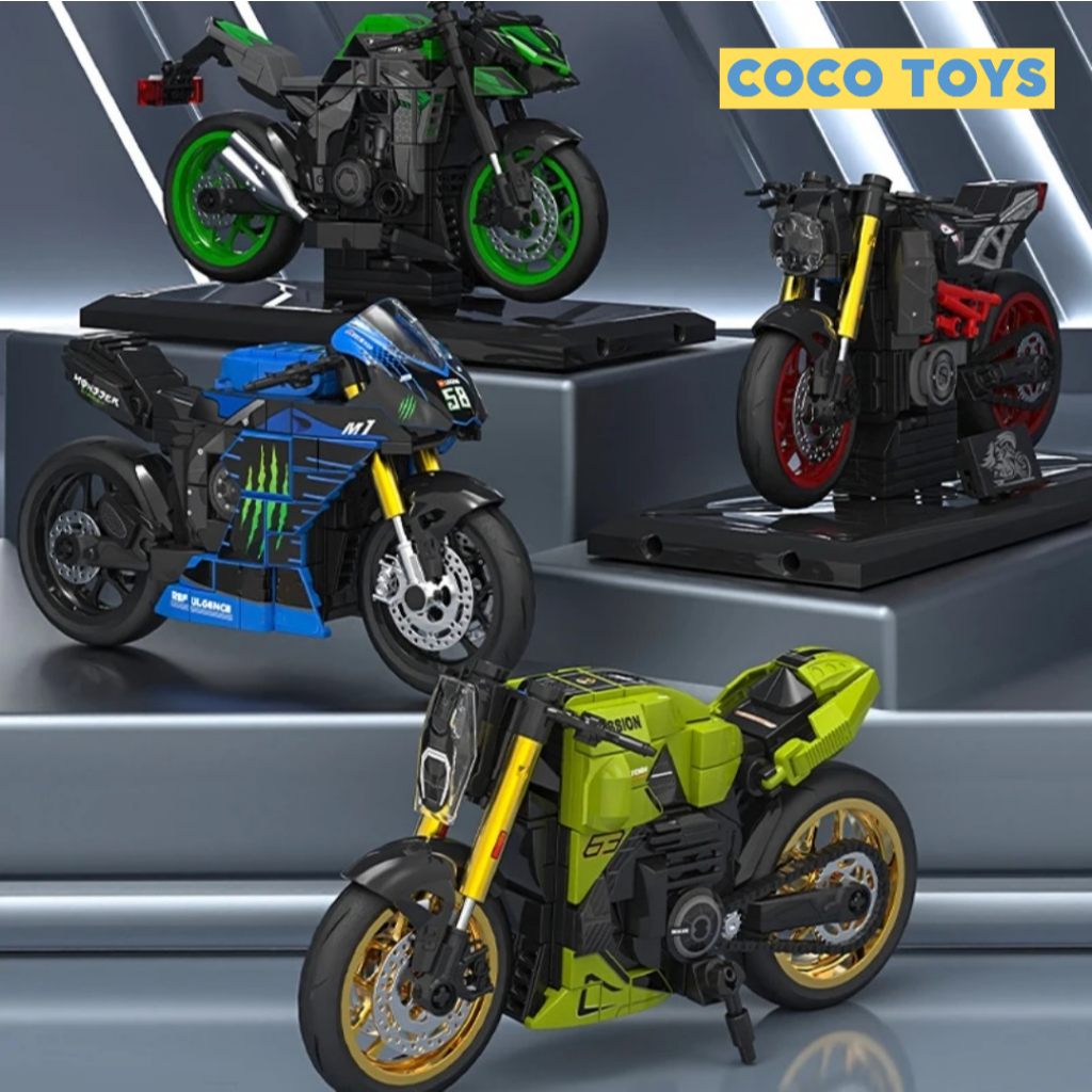 Sembo Block Motor Balap dan Motor Koleksi 714532 - 714539 - Coco Toys