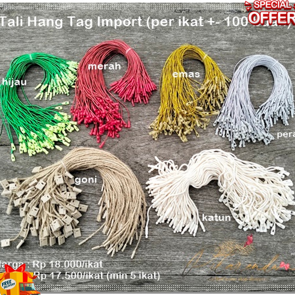 

ON SALE TALI33 Tali Hang Tag Import per ikat 1 buah