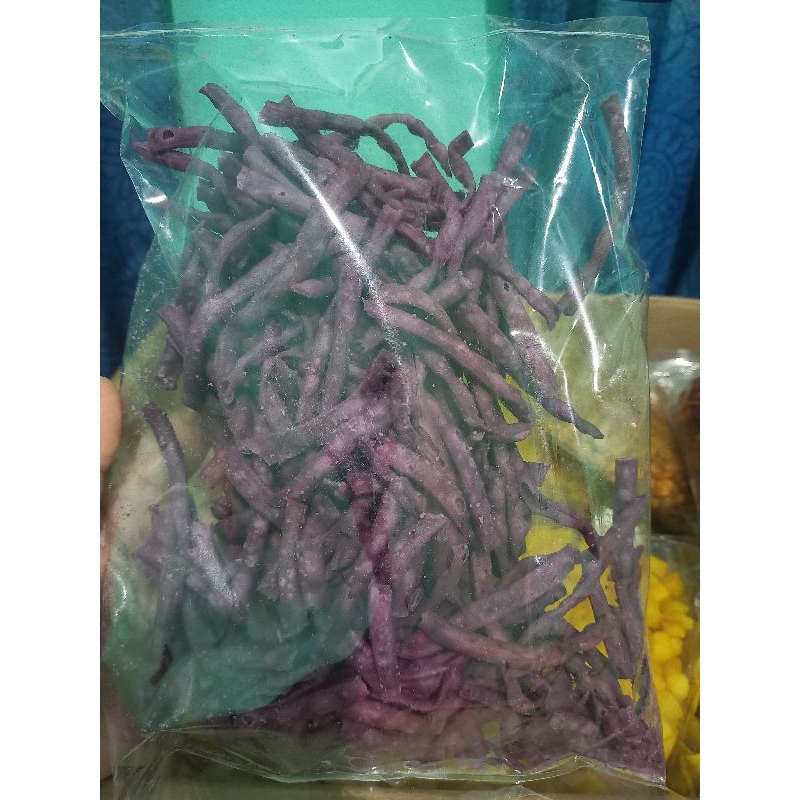 stik cistik ubi ungu asin gurih asli dari Padang enak renyah empuk oleh oleh Padang Sumatera Barat c