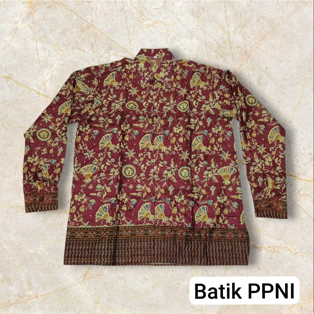 Seragam Batik PPNI / Batik Perawat nasional Bahan Katun / Batik Batik PPNI Pria dan Wanita / Kain Ba