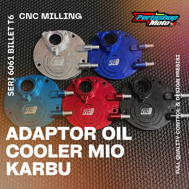ADAPTOR OIL COOLER MIO COVER OIL COOLER MIO OC MIO KARBU