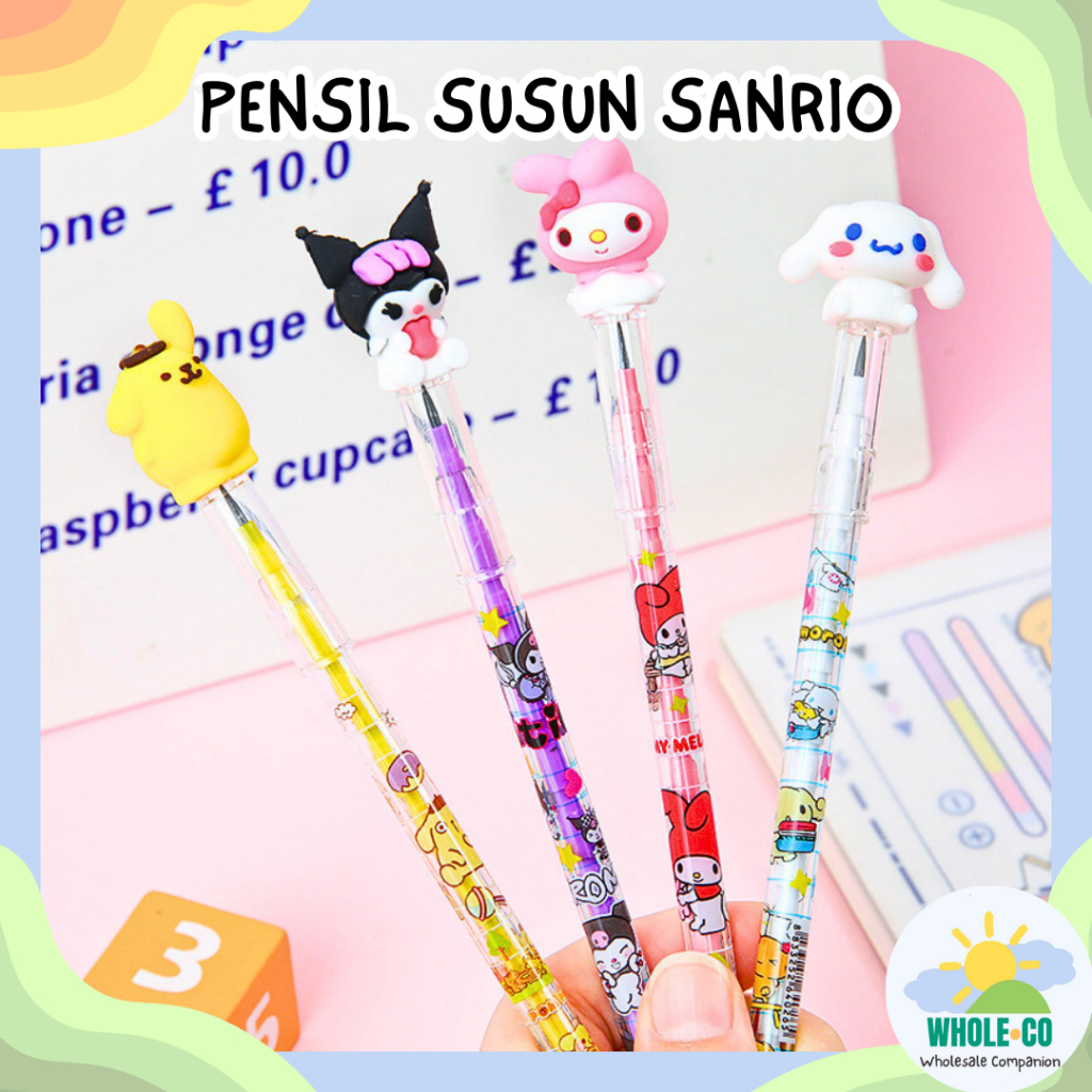 

Pensil Susun Sanrio Premium Kuromi Melody Cinnamoroll Lucu Unik Imut Termurah Grosir Cod