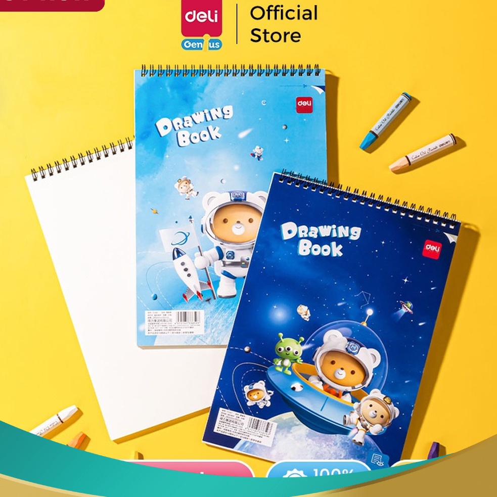 

PROMO AKHIR BULAN Deli School Drawing Book Buku Gambar Jilid Spiral Kertas Tebal 1 GSM 3 Lembar 73387