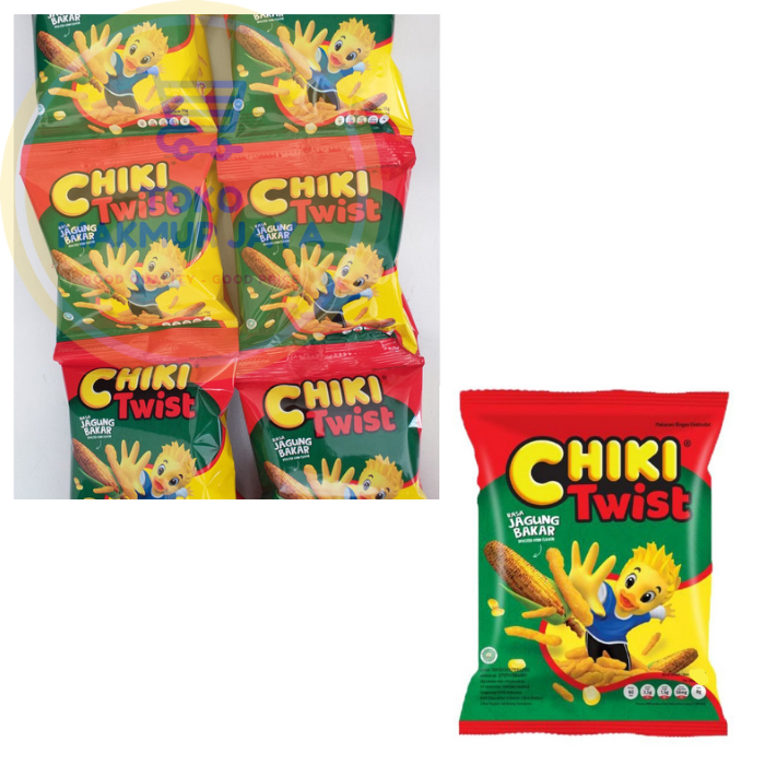 

TWIST JAGUNG BAKAR CHIKI RENCENG | 10pcs