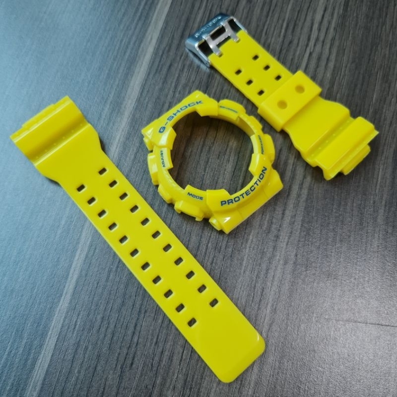 BNB BEZEL STRAP G-SHOCK GA-100 GA-110 GA-120 GD-120 KUNING BIRU GLOSSY