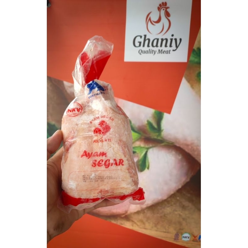 

Ayam Segar Karkas 1 Ekor Utuh Berat 800-900gr