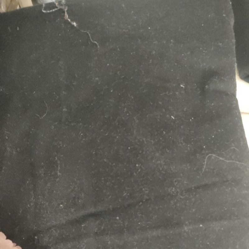 KAIN KILOAN DENIM JEANS TEBAL HITAM LEMBUT