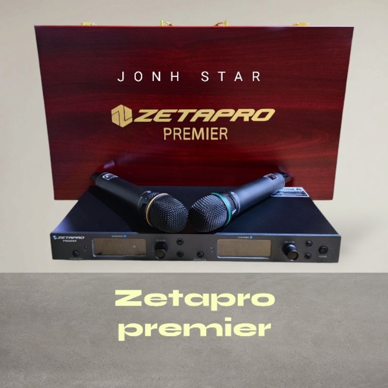 ZETAPRO MIC WIRELES PREMIER ORIGINAL / ZETAPRO PREMIER ORIGINAL (FREE BUSA MIC TEBAL 2PC)