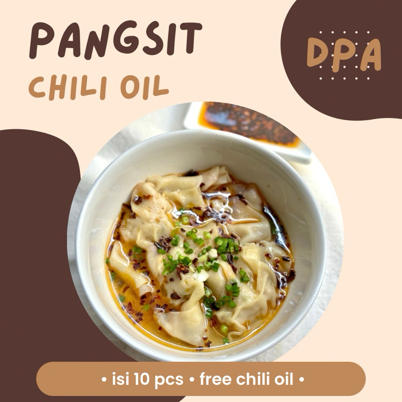 

DPA pangsit ayam / wonton ayam kuah chili oil