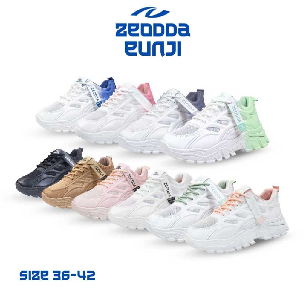 Zeodda "Free Kotak" Eunji Sepatu Sneakers Wanita Casual Korea Style 1033