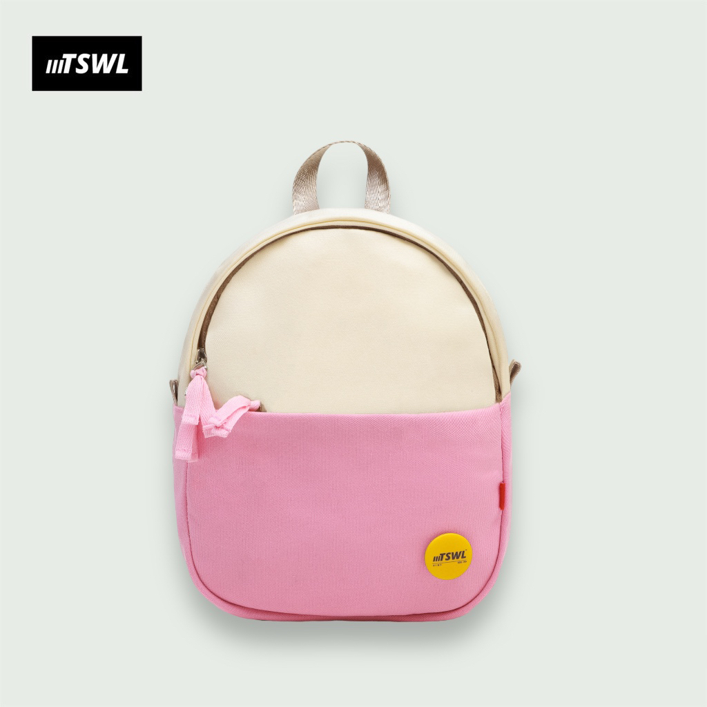 TSWL - Tas Ransel Gendong Gandong Backpack Punggung Wanita Cewek Kanvas Canvas Mini Pink Soft Kecil 