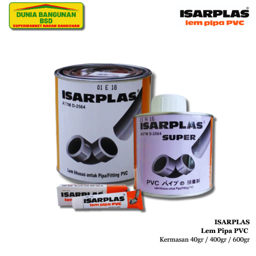 ISARPLAS Lem PVC  / Lem Pipa PVC / Lem Pipa Kaleng Tube