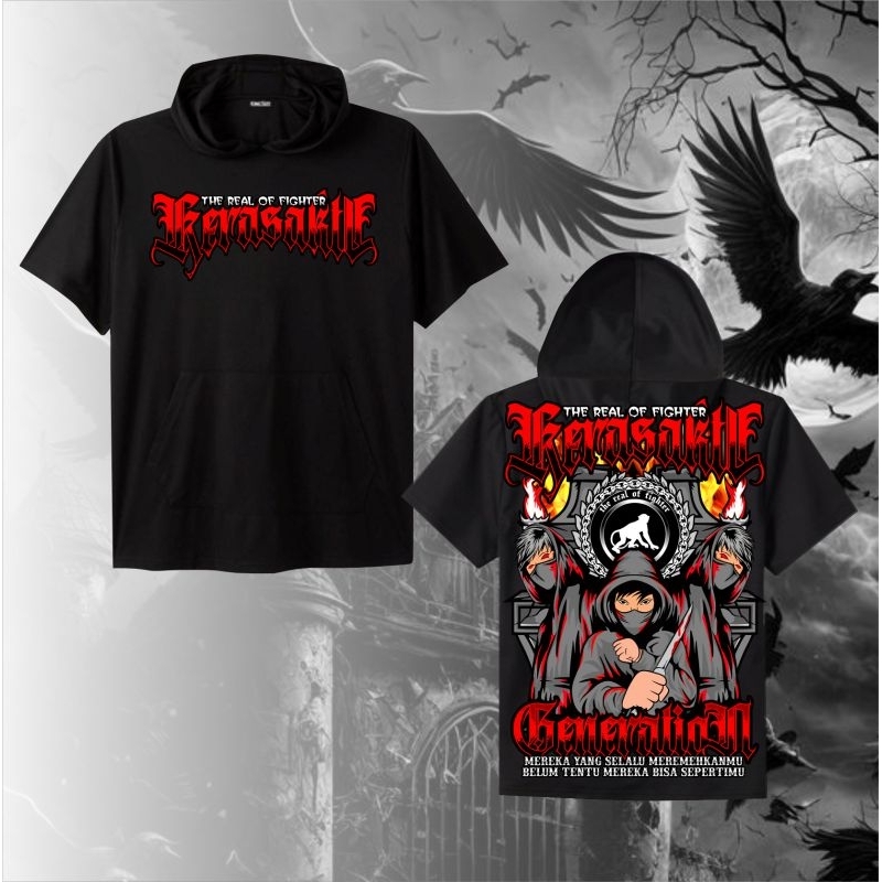 T-shirt Hoodie IKSPI The Real Of Fighter Kera Sakti By Ikspi Merch IE4