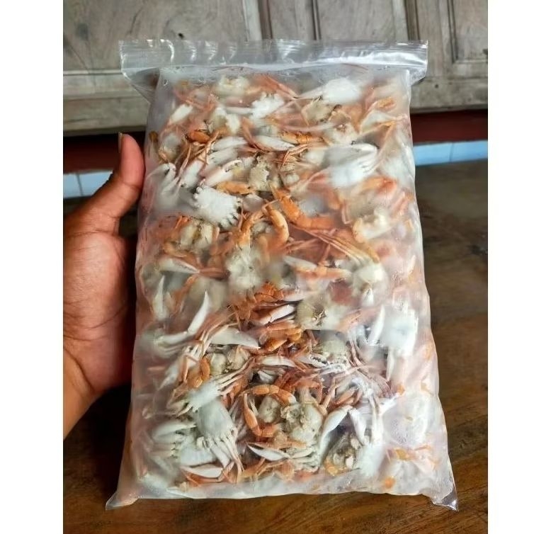 

BABY CRAB KUPAS MENTAH / FROZEN 1 kg kualitas exspor murah