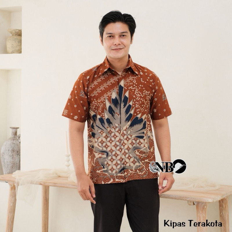 Kemeja batik M L XL XXL 3XL Hem batik jumbo Hem batik kantor Hem batik kondangan Hem kombinasi lenga