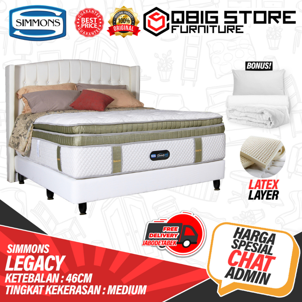 Springbed SIMMONS Legacy Kasur / Spring bed Simmons Matrass