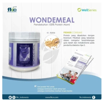 

FKC WONDEMEAL Minuman Serbuk Kedelai Tinggi Protein