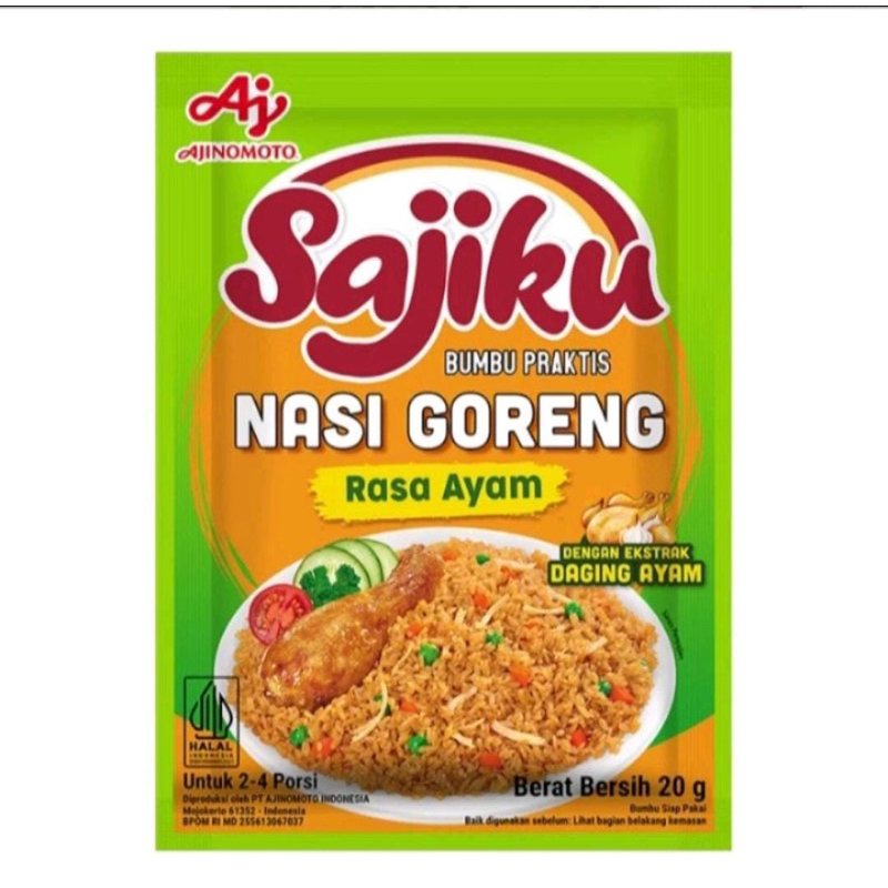 

SAJIKU BUMBU NASI GORENG/ BUMBU INSTAN/RASA AYAM/ Paling murah