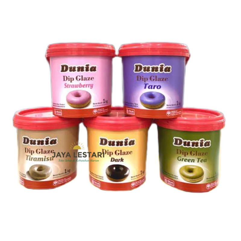 

Dunia Dip Glaze Eco (1kg) (5 Varian Rasa)