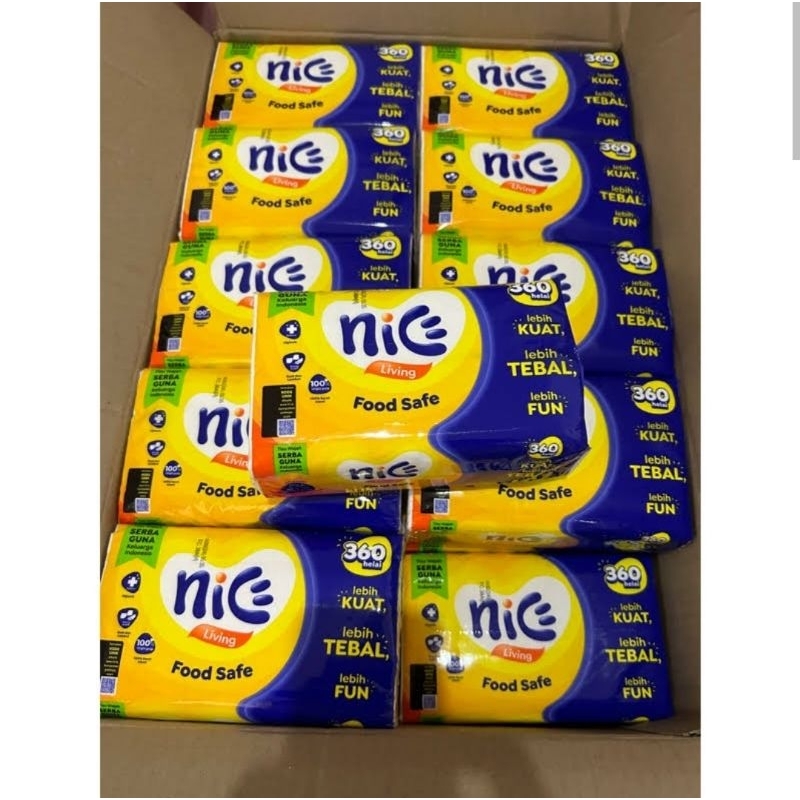 Tisu Nice 180Pcs 2Lembar | Tisu Nice |Tisu Wajah| Tisu multifungsi
