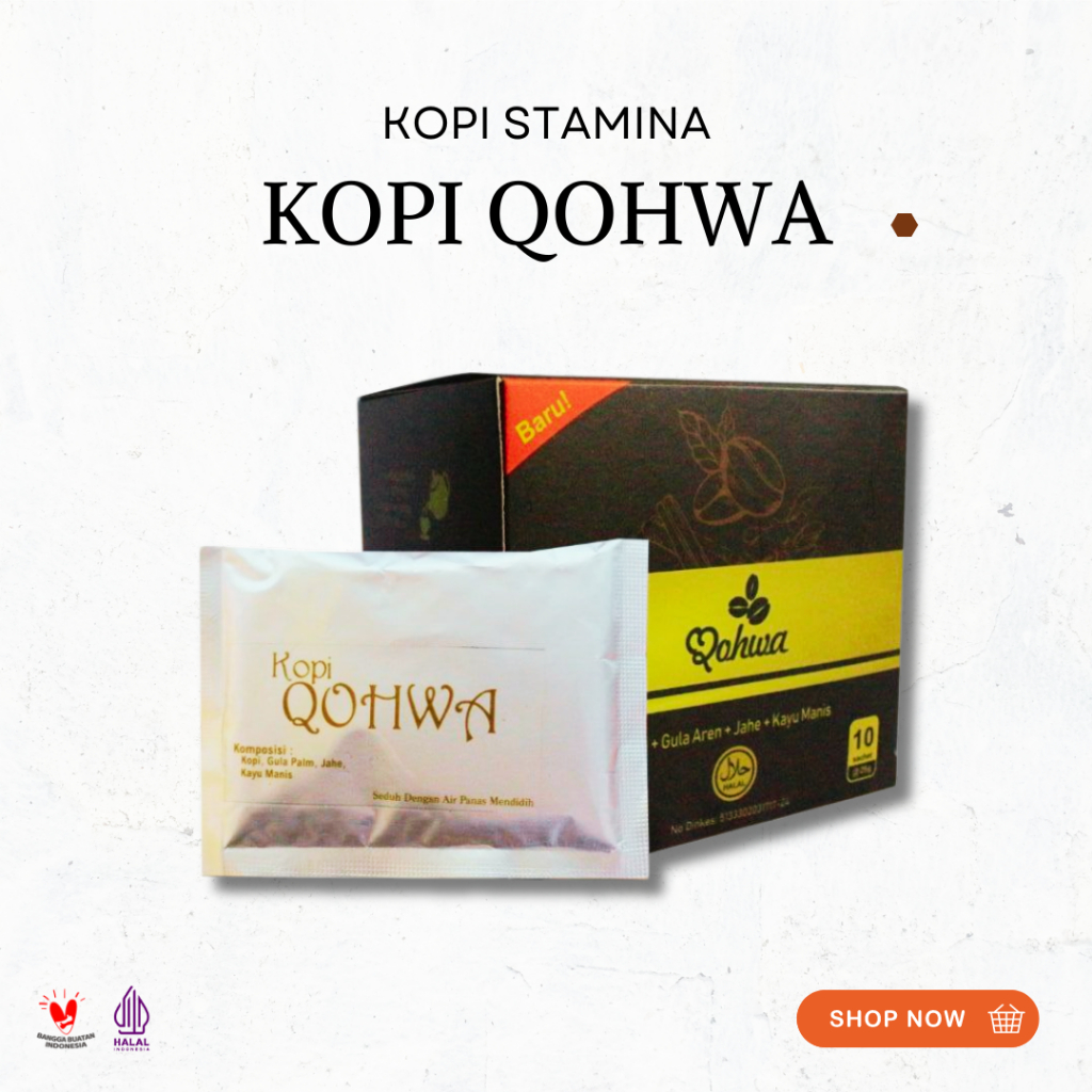 

Kopi Premium New Qohwa Membantu Meningkatkan Konsentrasi dan Performa Asli Herbal