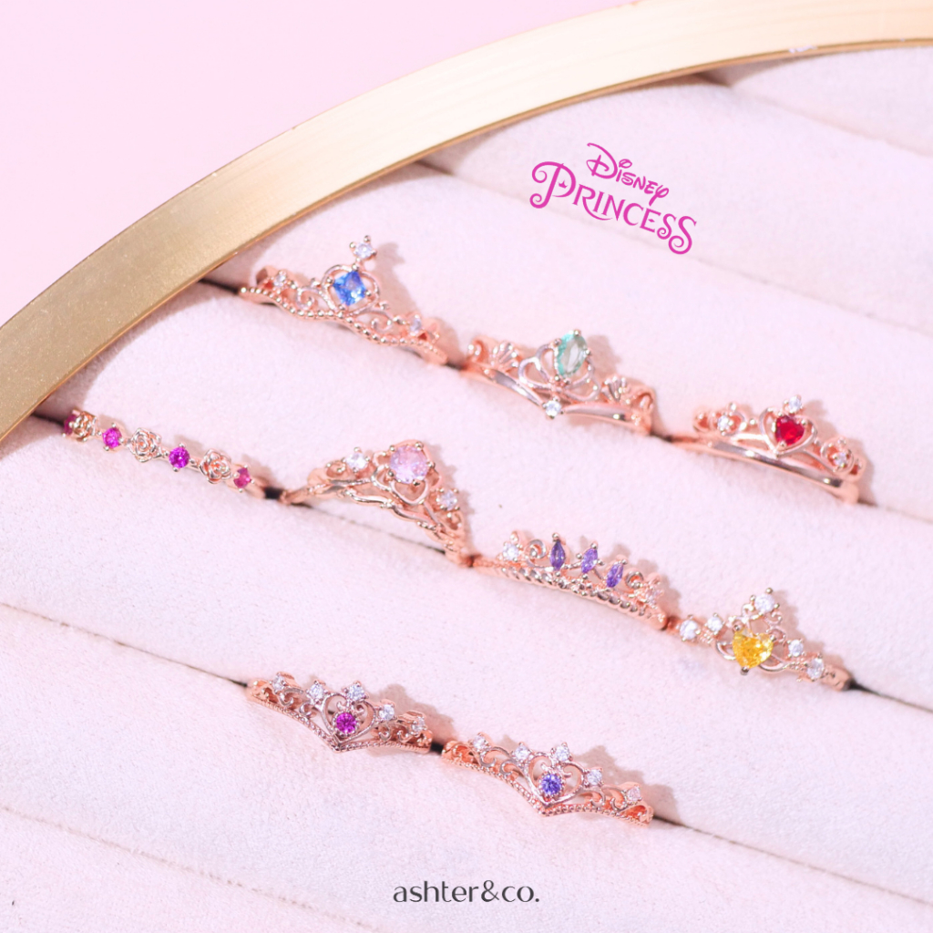 Ashter&Co -  Disney Princess Collection Ring - Cincin Disney Korean Style Ring