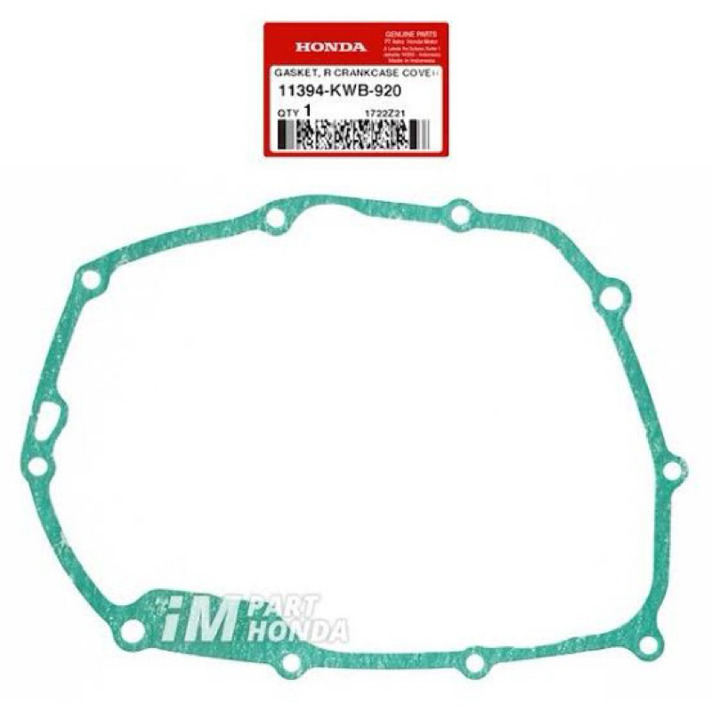 PAKING GASKET PERPAK BAK KLOS KOPLING COVER MESIN KANAN HONDA BLADE 110 REVO 110 ABSOLUTE KARBU REVO