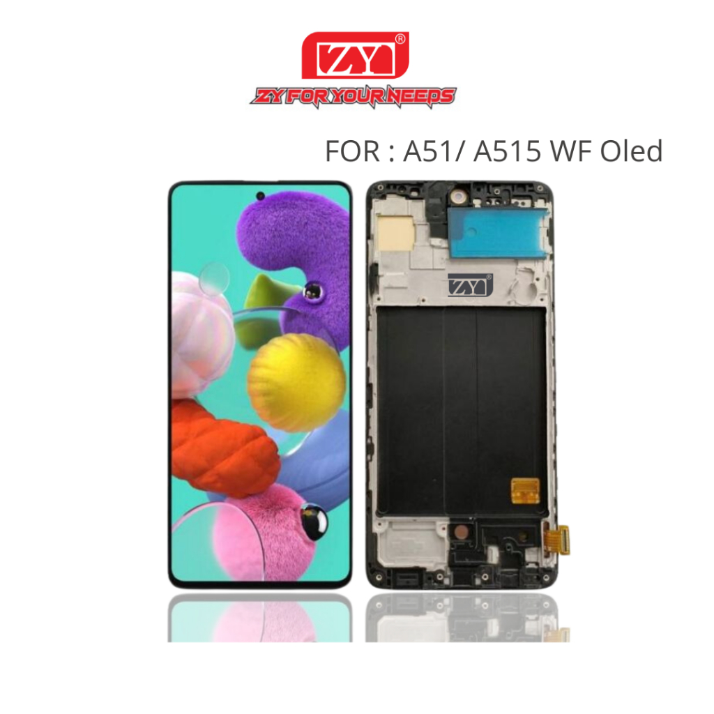 ZY Lcd Samsung A51 Oled with Frame Smallsize Fullset