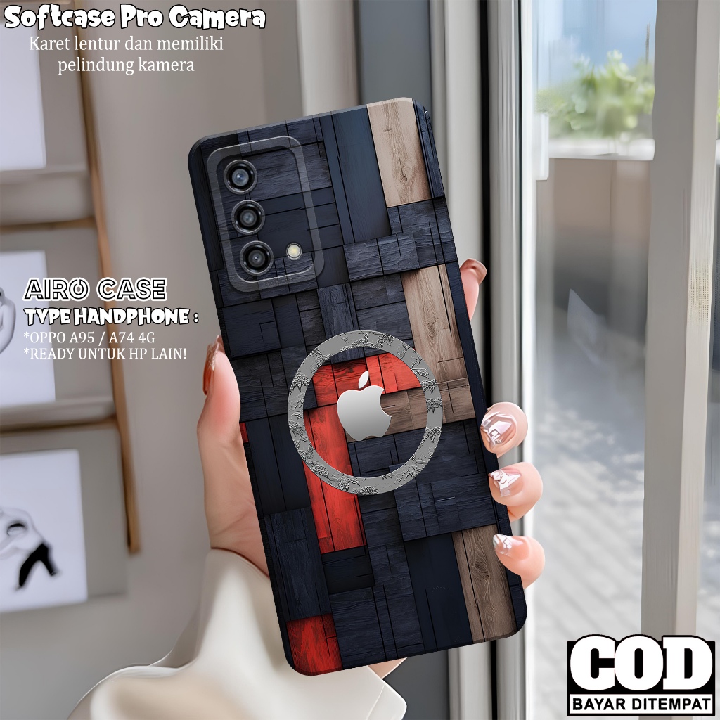 Softcase OPPO A95/ A74 4G Terbaru Case OPPO A95/ A74 4G Fashion Case BRANDED Casing OPPO A95/ A74 4G