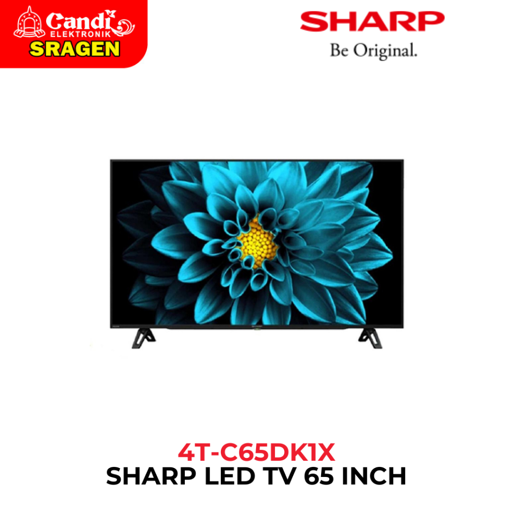 SHARP Smart Android TV 65 Inch 4K UHD - 4T-C65DK1X