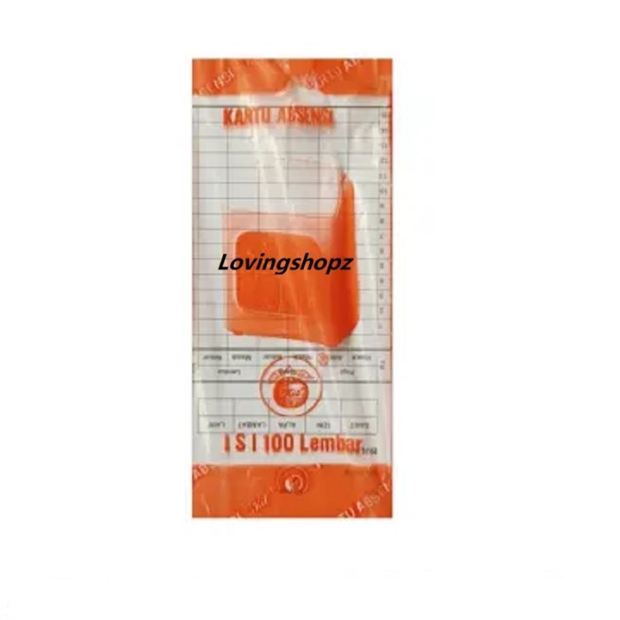 

Kartu Absensi Apple per pack