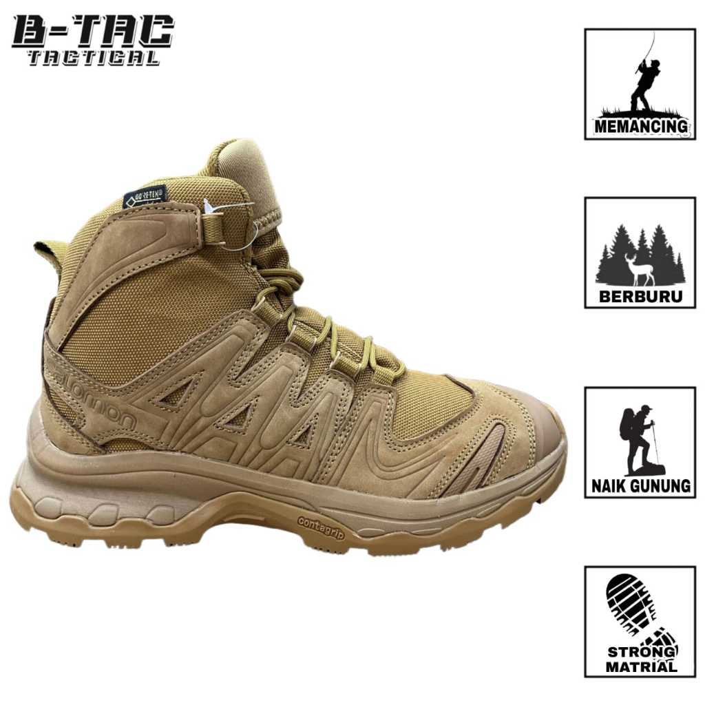 [S.121 CP] Sepatu Pria 6 Inch/ Sepatu Tactical Pria/Sepatu Boots Pria/Sepatu Tactical 6 inc Bahan Co