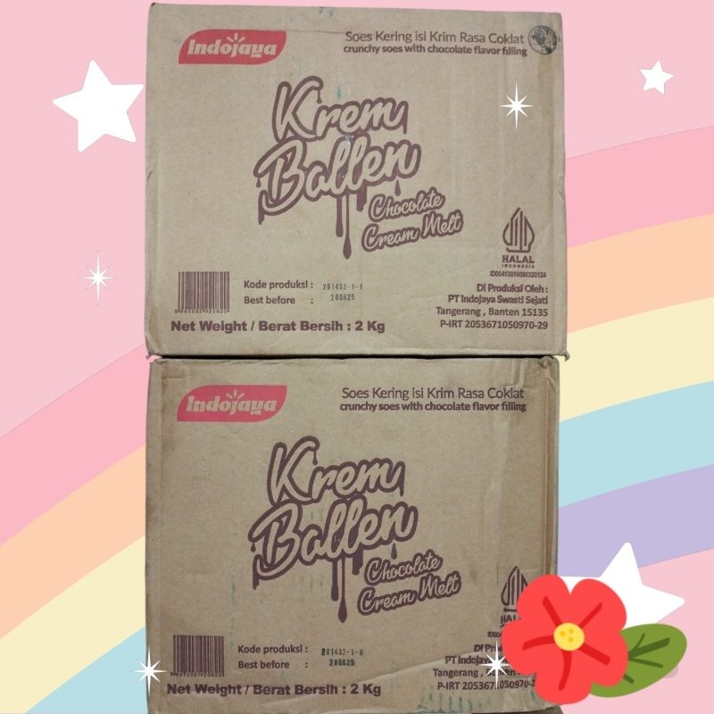 

SOES COKLAT KREM BALLEN/ MALONA 1 DUS 2 KG. READY KEMASAN BARU 1 DUS 1KG