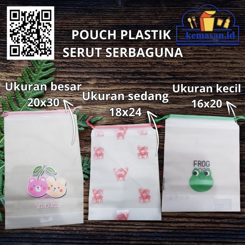 POUCH PLASTIK SERUT SERBAGUNA