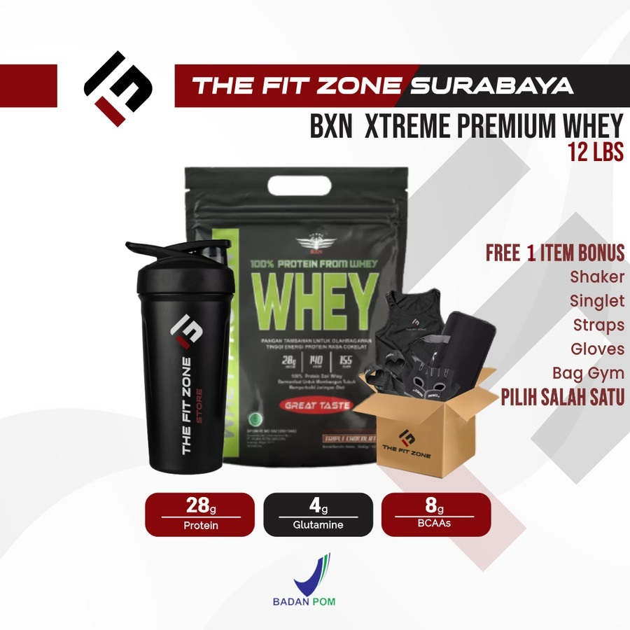 BXN Xtreme Premium Whey 12 Lbs Supplemen Fitness Whey Protein