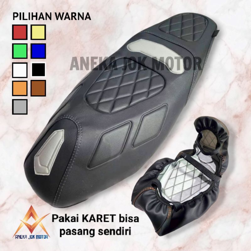sarung jok motor NEW EXTREM kulit jok motor beat / vario 125 / mio / scoopy / vario 150 / nmax / var