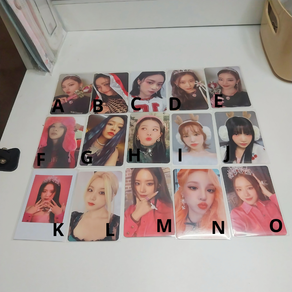 [CLEARANCE SALE][OFFICIAL] Photocard Official Girlgroup ITZY RedVelvet G-Idle StayC