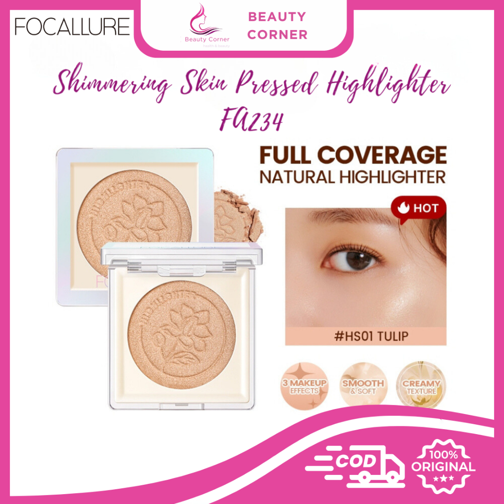 Focallure Shimmering Skin Pressed Highlighter FA234