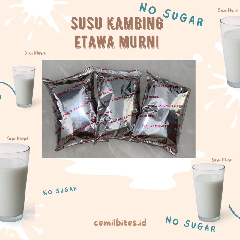 

SACHET SUSU KAMBING ETAWA MURNI ORIGINAL NO SUGAR 25gr