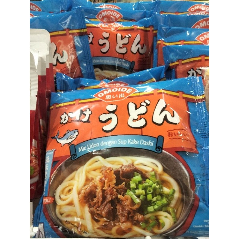 

mie udon instan dengan sup kake dashi