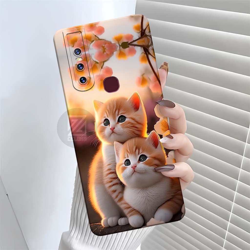 Kesing Vivo V15 Zelora Fashion Case Kucing Softcase Vivo V15 Casing Vivo V15 Aksesoris Hp Pro Camera